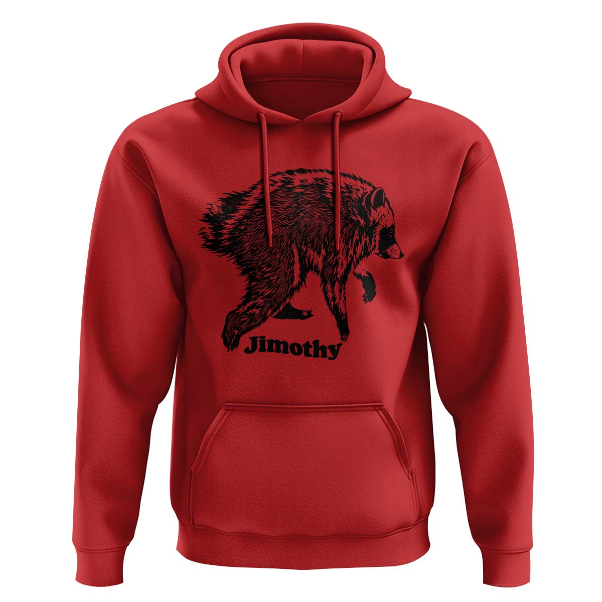Jimothy Viral Seattle Raccoon Vintage Woodcut Style Graphic Hoodie Funny Trash Panda Wildlife Meme