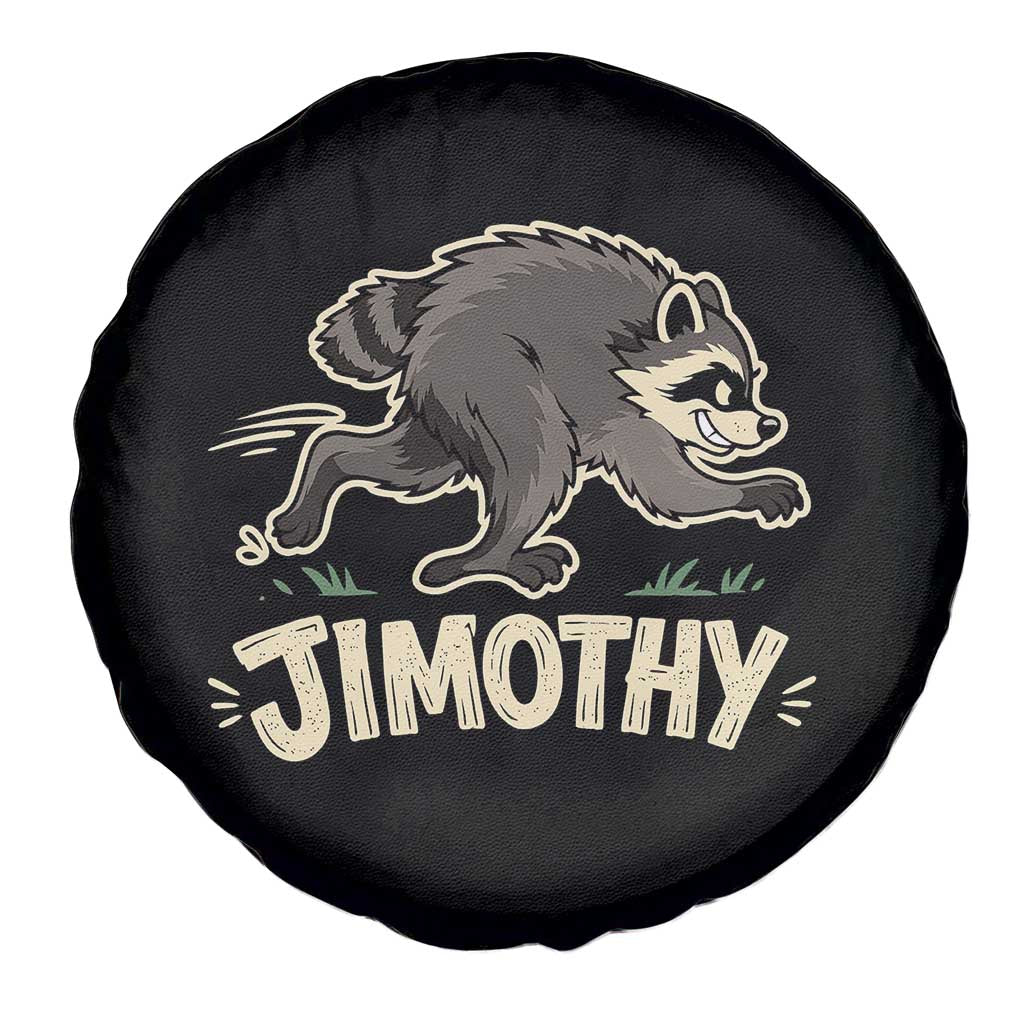Funny Running Jimothy the Raccoon Spare Tire Cover Viral Seattle Trash Panda Meme