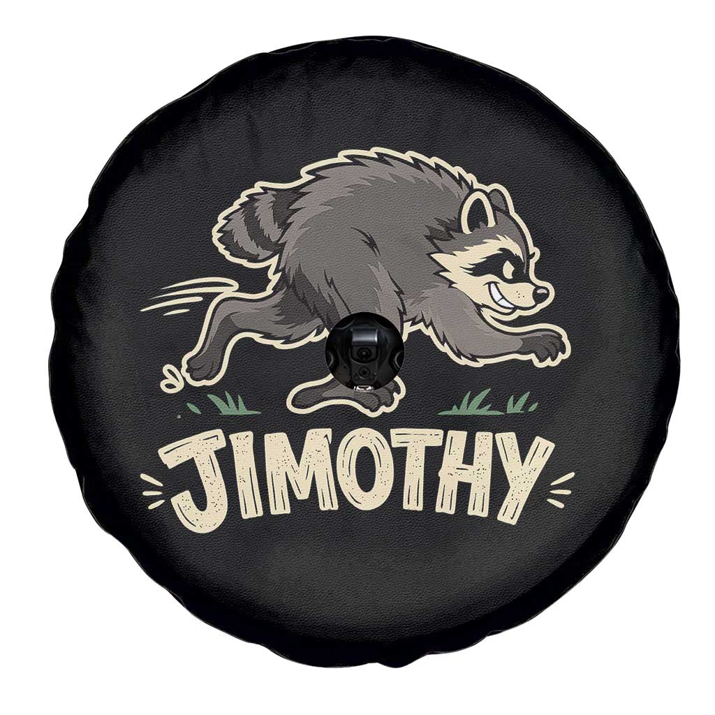 Funny Running Jimothy the Raccoon Spare Tire Cover Viral Seattle Trash Panda Meme