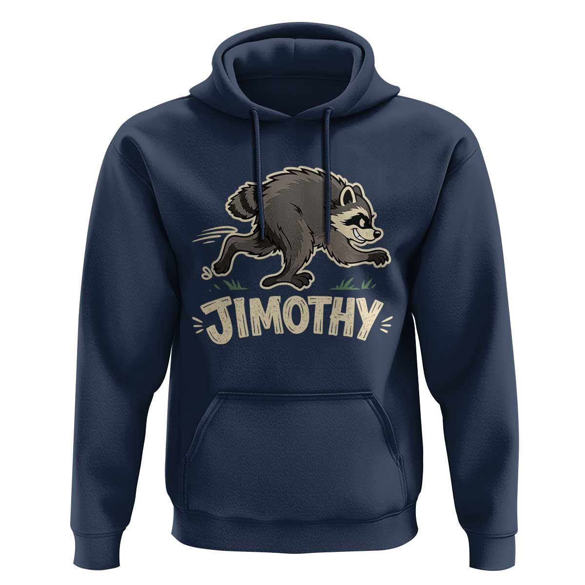 Funny Running Jimothy the Raccoon Hoodie Viral Seattle Trash Panda Meme