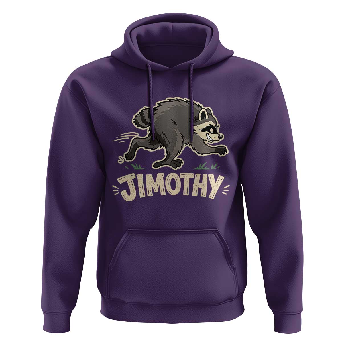 Funny Running Jimothy the Raccoon Hoodie Viral Seattle Trash Panda Meme