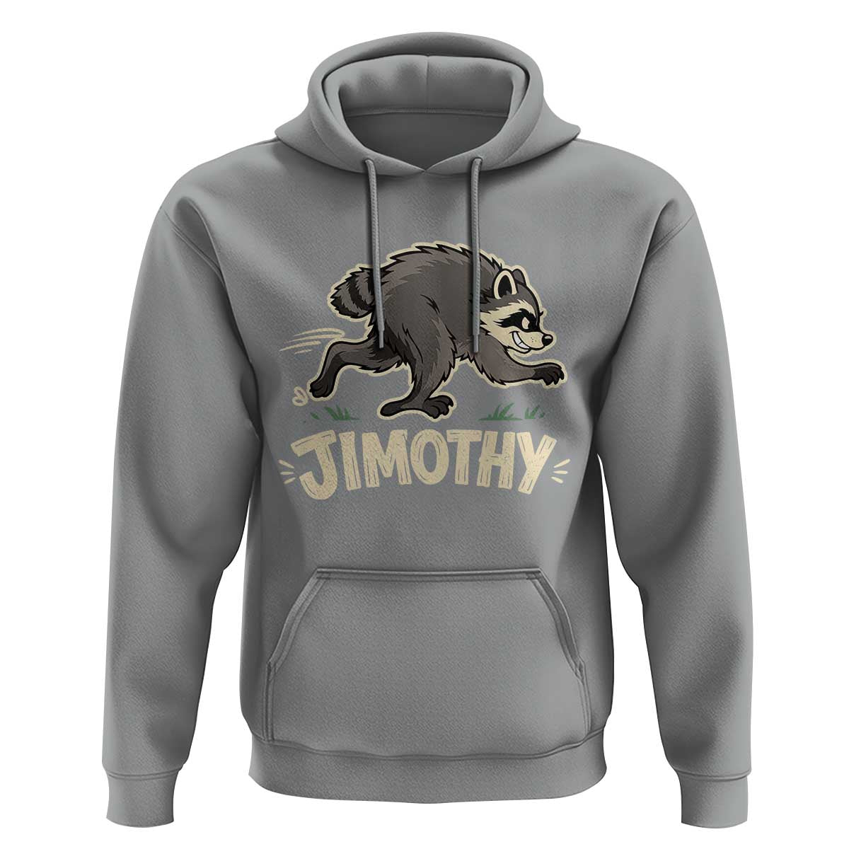 Funny Running Jimothy the Raccoon Hoodie Viral Seattle Trash Panda Meme