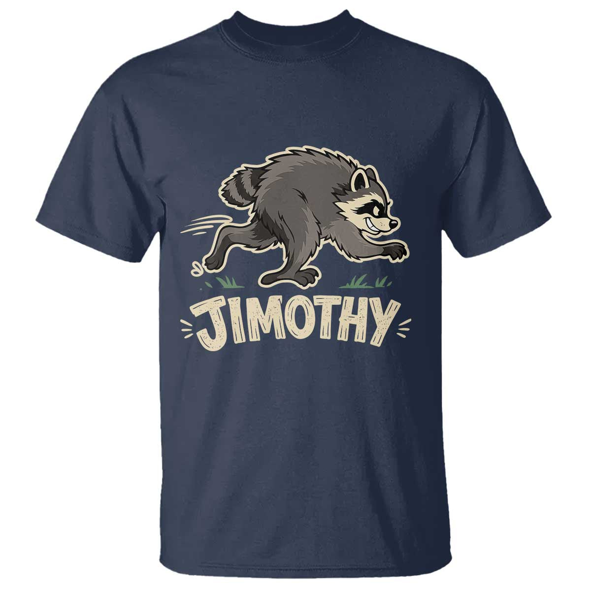Funny Running Jimothy the Raccoon T Shirt Viral Seattle Trash Panda Meme
