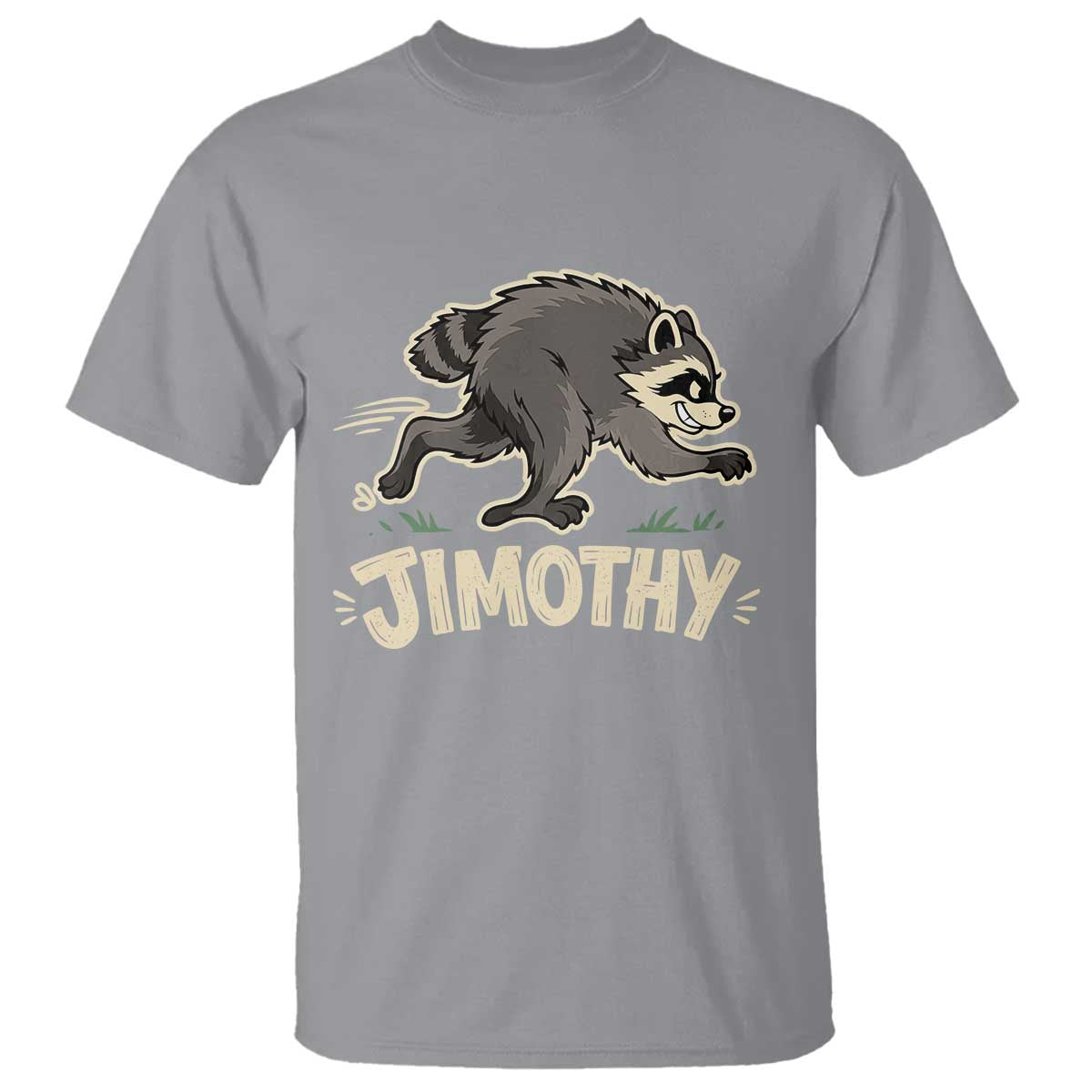 Funny Running Jimothy the Raccoon T Shirt Viral Seattle Trash Panda Meme