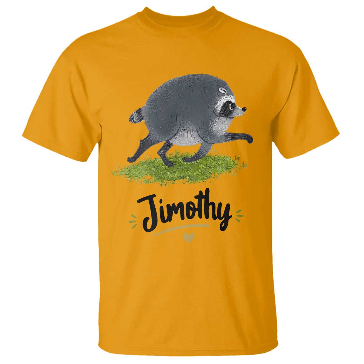 Cute Running Jimothy the Raccoon T Shirt Viral Seattle Trash Panda Meme