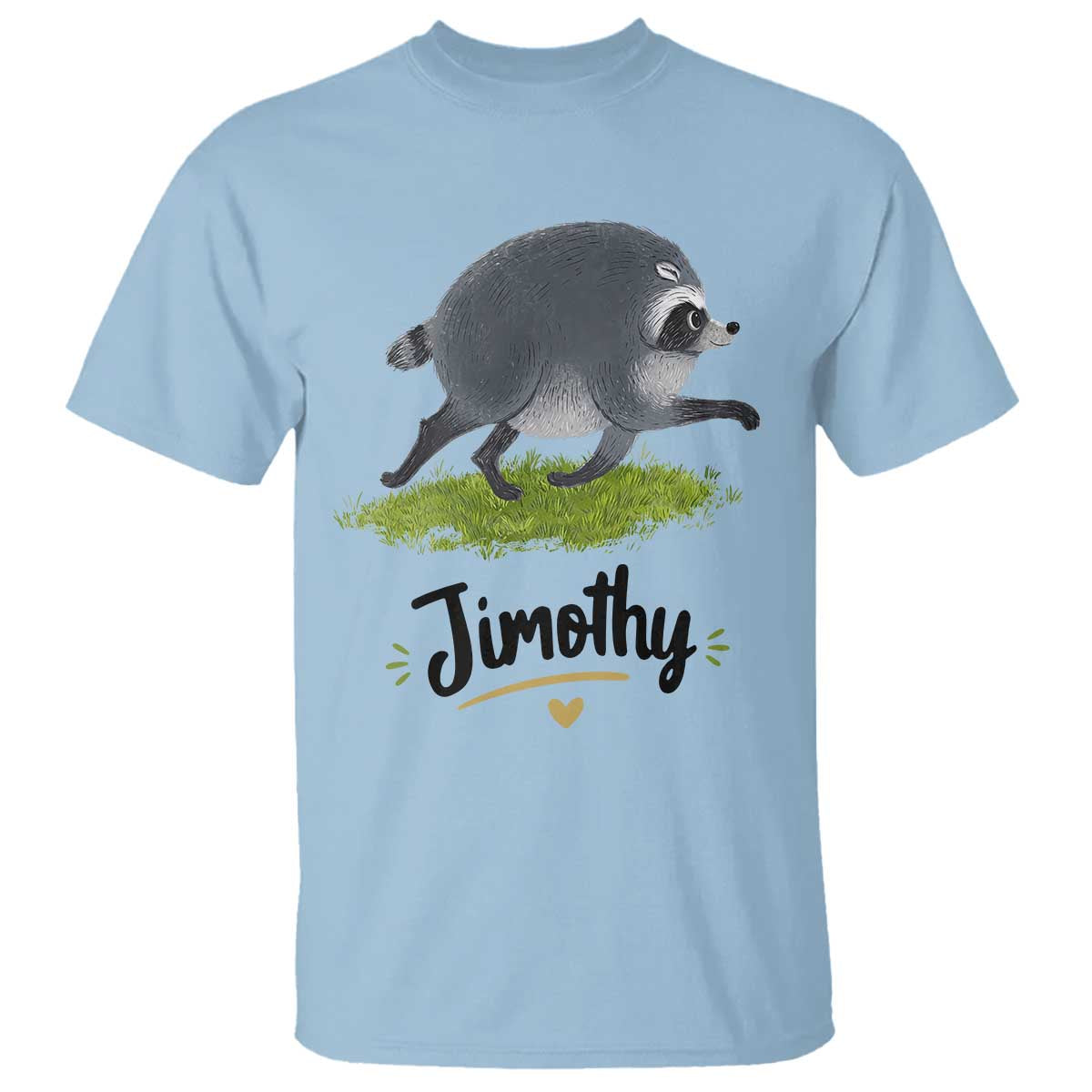 Cute Running Jimothy the Raccoon T Shirt Viral Seattle Trash Panda Meme