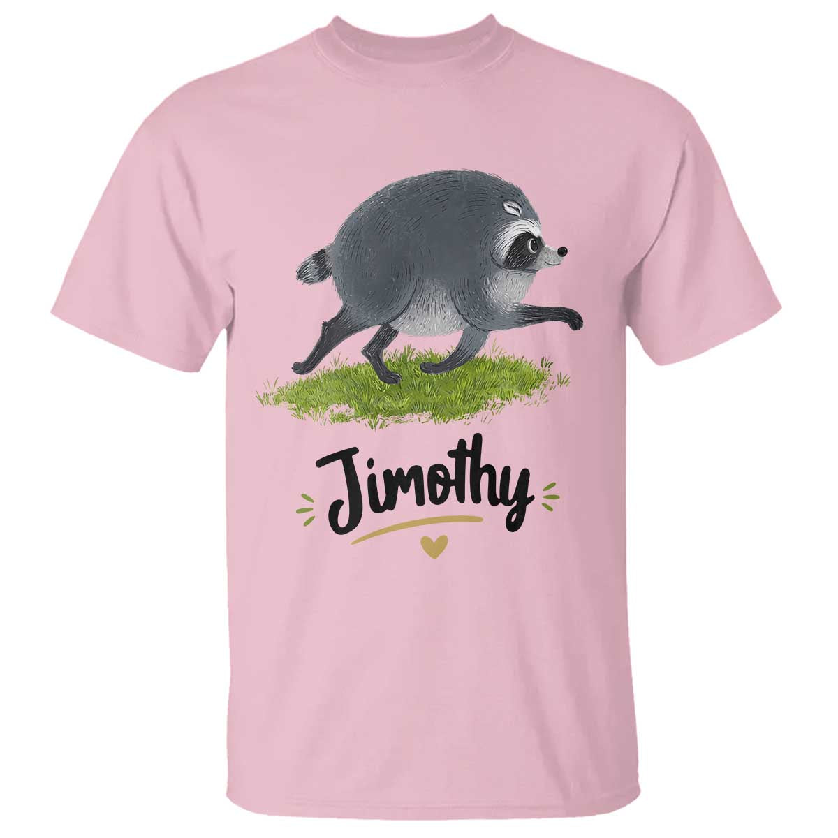 Cute Running Jimothy the Raccoon T Shirt Viral Seattle Trash Panda Meme
