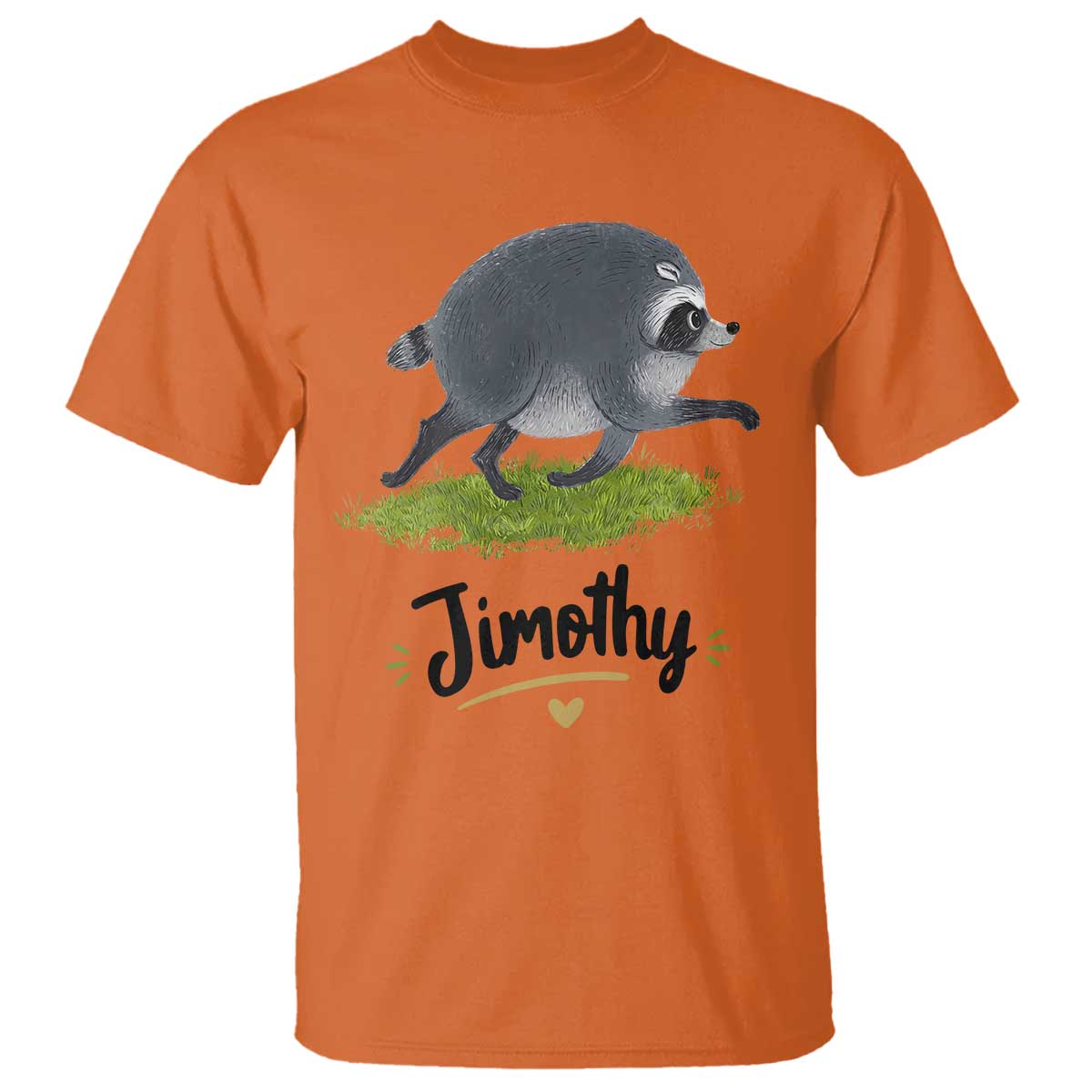 Cute Running Jimothy the Raccoon T Shirt Viral Seattle Trash Panda Meme