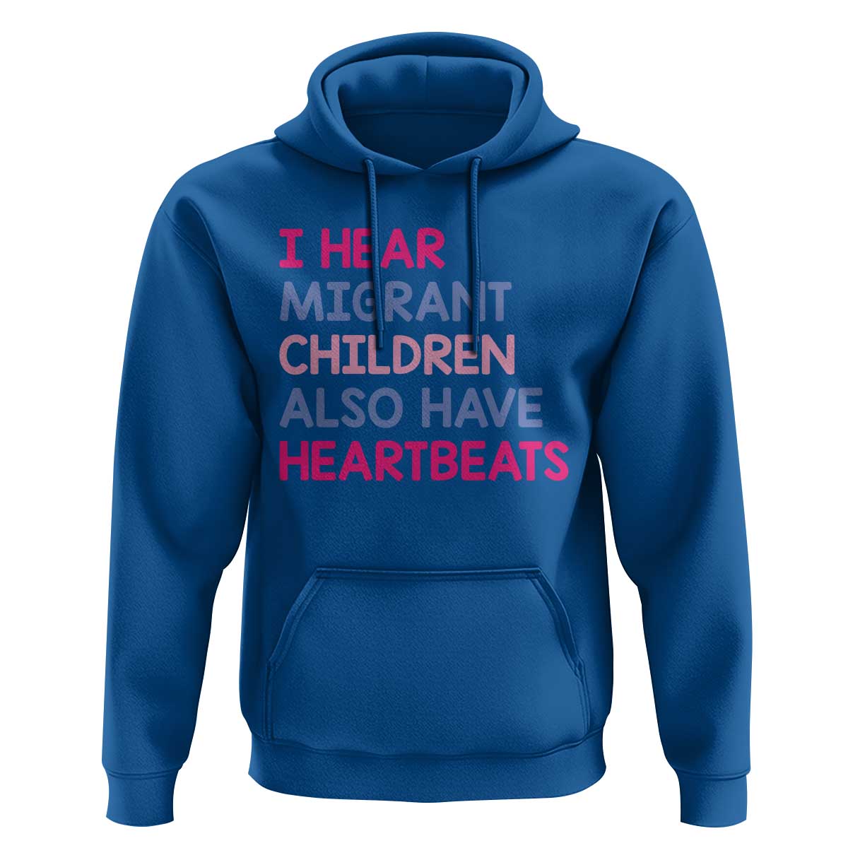 I Hear Migrant Children Also Have Heartbeats Hoodie Sarcastic Human Rights Activism