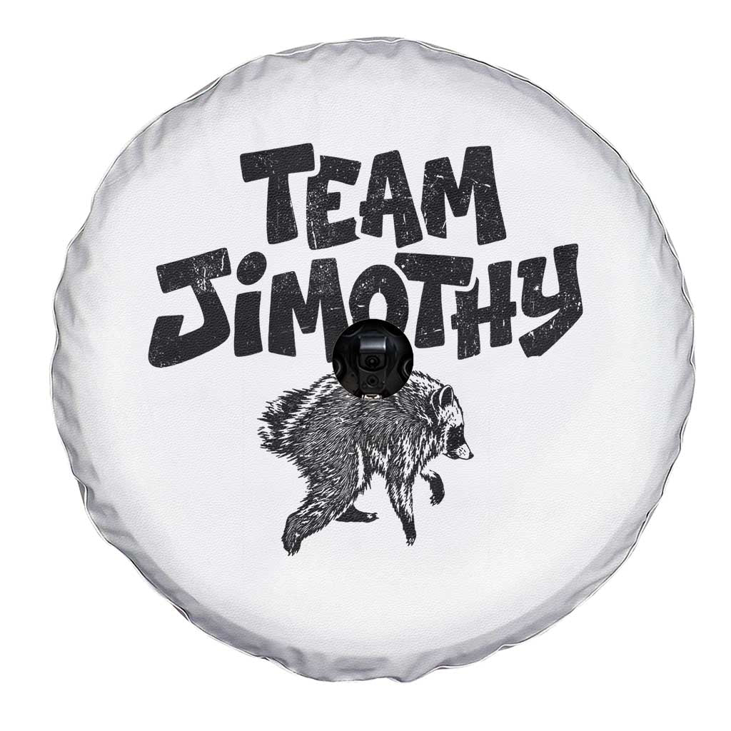 Vintage Team Jimothy the Raccoon Fan Club Spare Tire Cover Viral Seattle Trash Panda Lover Supporter