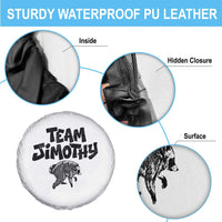 Vintage Team Jimothy the Raccoon Fan Club Spare Tire Cover Viral Seattle Trash Panda Lover Supporter