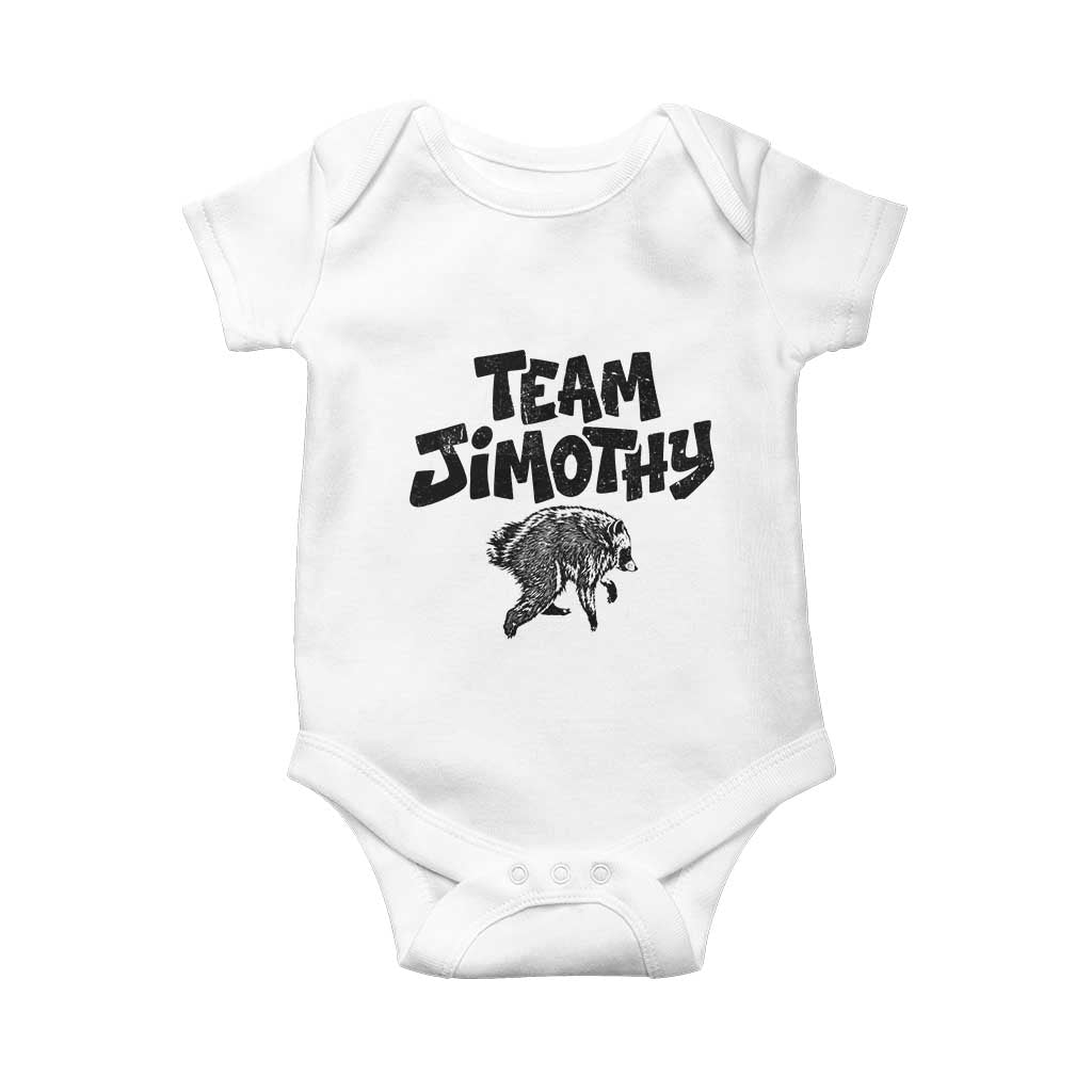 Vintage Team Jimothy the Raccoon Fan Club Baby Onesie Viral Seattle Trash Panda Lover Supporter