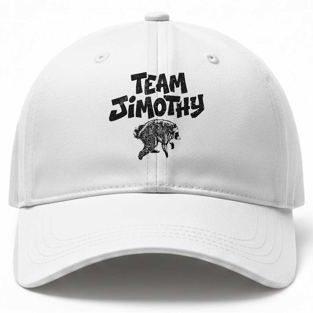 Vintage Team Jimothy the Raccoon Fan Club Baseball Cap Viral Seattle Trash Panda Lover Supporter