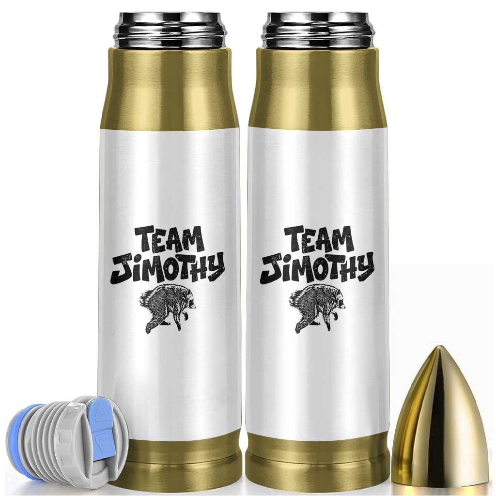Vintage Team Jimothy the Raccoon Fan Club Bullet Tumbler Viral Seattle Trash Panda Lover Supporter