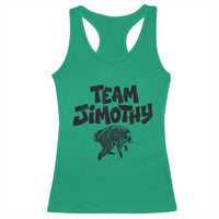 Vintage Team Jimothy the Raccoon Fan Club Racerback Tank Top Viral Seattle Trash Panda Lover Supporter