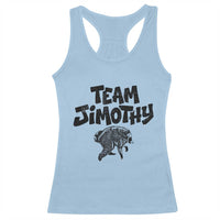Vintage Team Jimothy the Raccoon Fan Club Racerback Tank Top Viral Seattle Trash Panda Lover Supporter