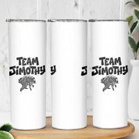 Vintage Team Jimothy the Raccoon Fan Club Skinny Tumbler Viral Seattle Trash Panda Lover Supporter
