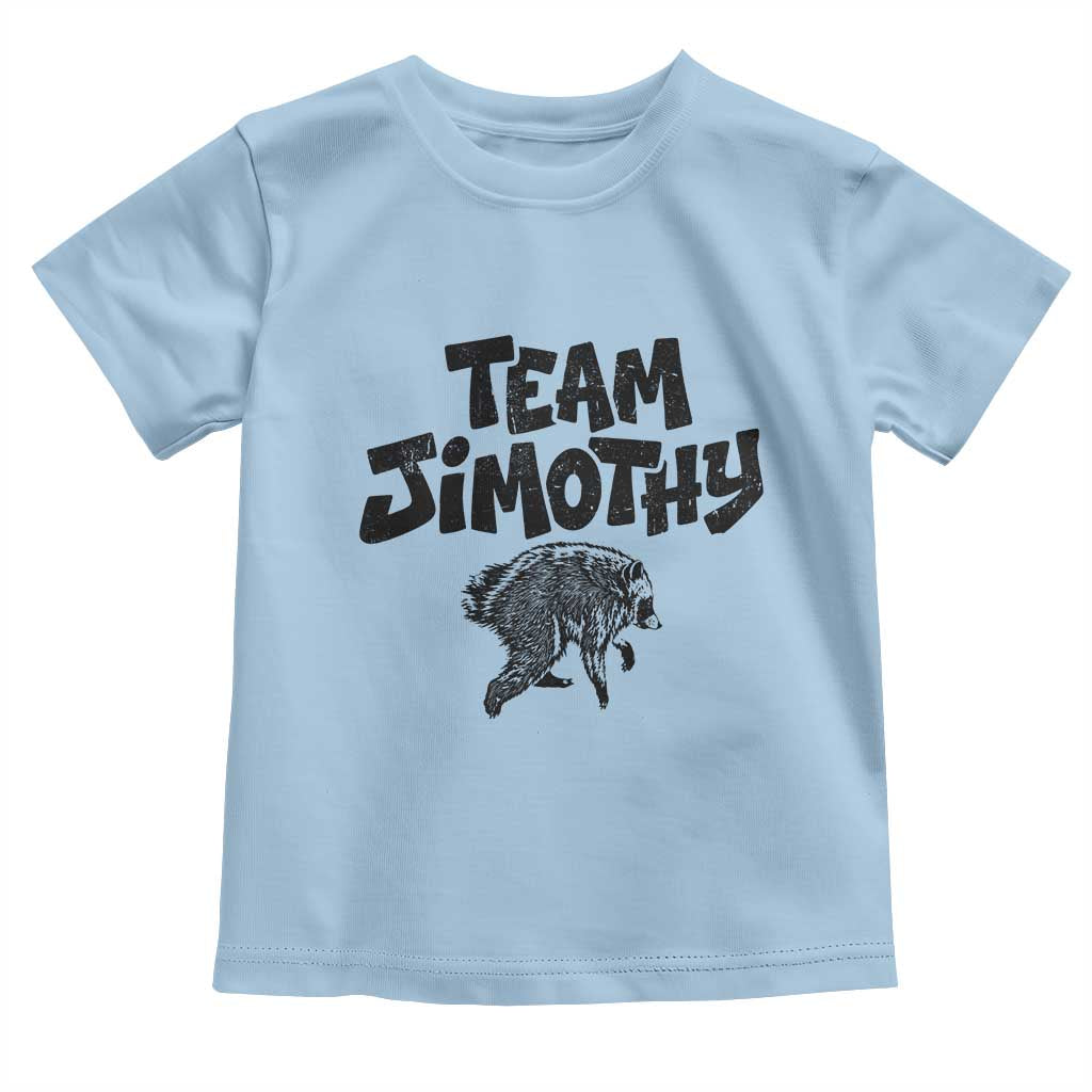 Vintage Team Jimothy the Raccoon Fan Club Toddler T Shirt Viral Seattle Trash Panda Lover Supporter