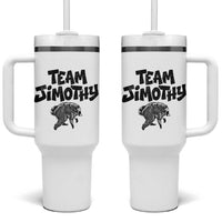Vintage Team Jimothy the Raccoon Fan Club Tumbler With Handle Viral Seattle Trash Panda Lover Supporter