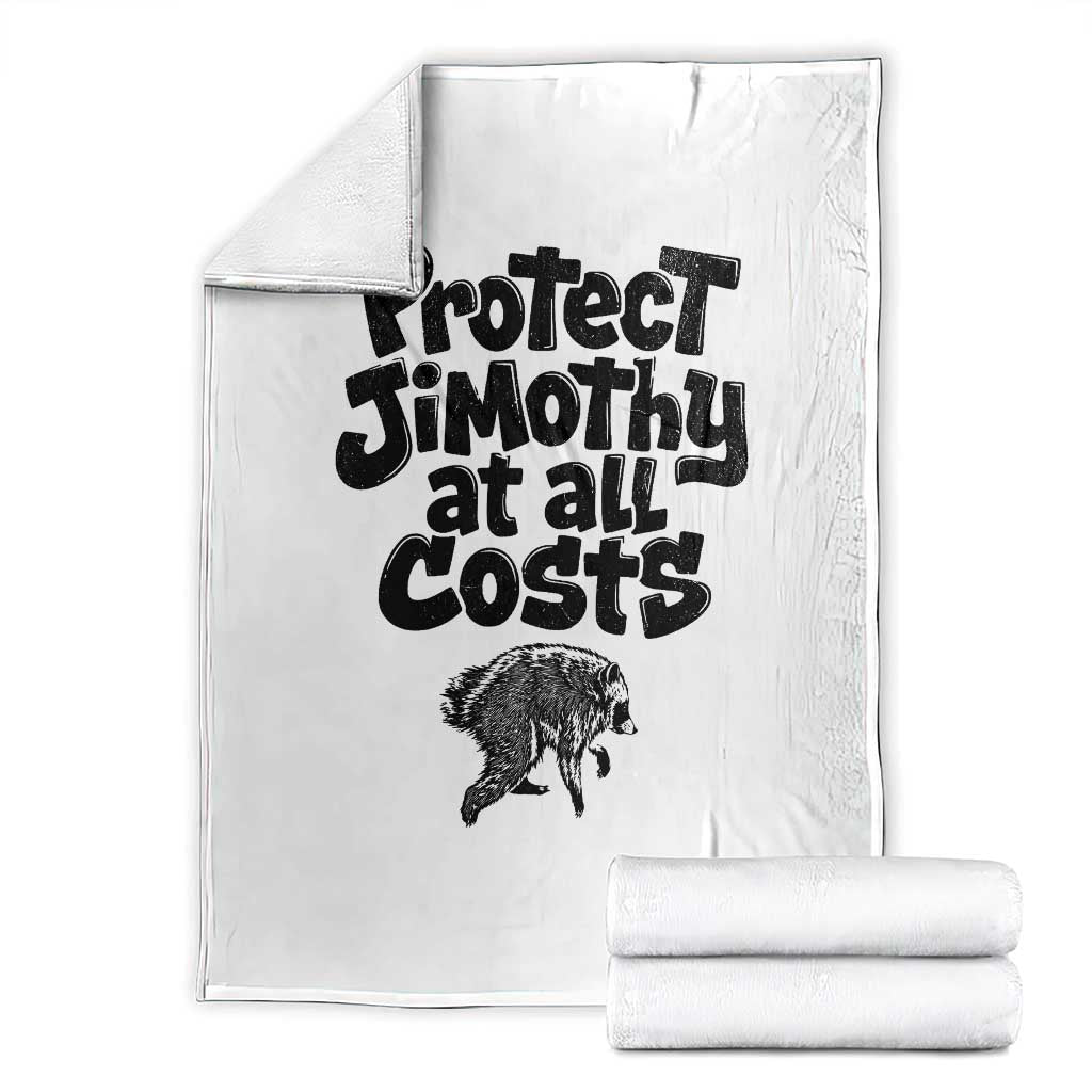 Protect Jimothy At All Costs Viral Seattle Raccoon Throw Blanket Trash Panda Legend Lover Supporter