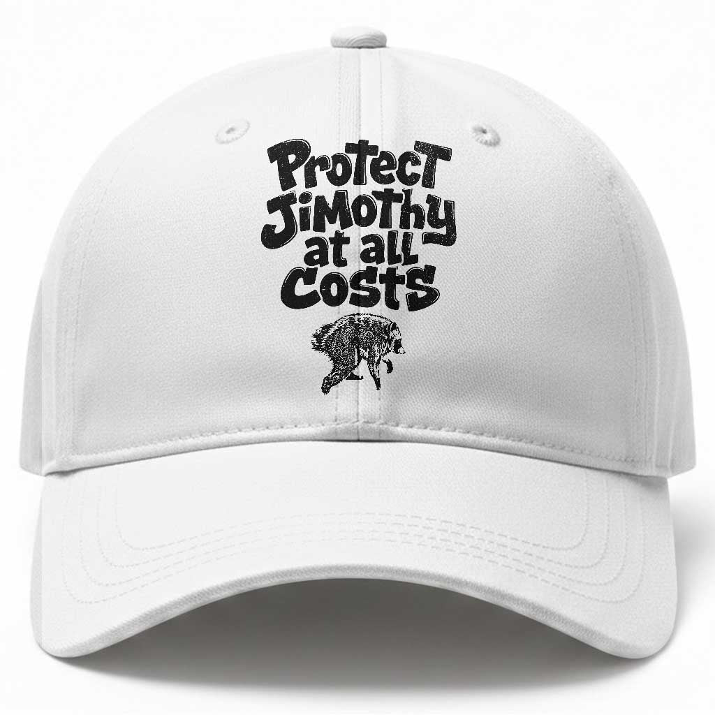 Protect Jimothy At All Costs Viral Seattle Raccoon Baseball Cap Trash Panda Legend Lover Supporter