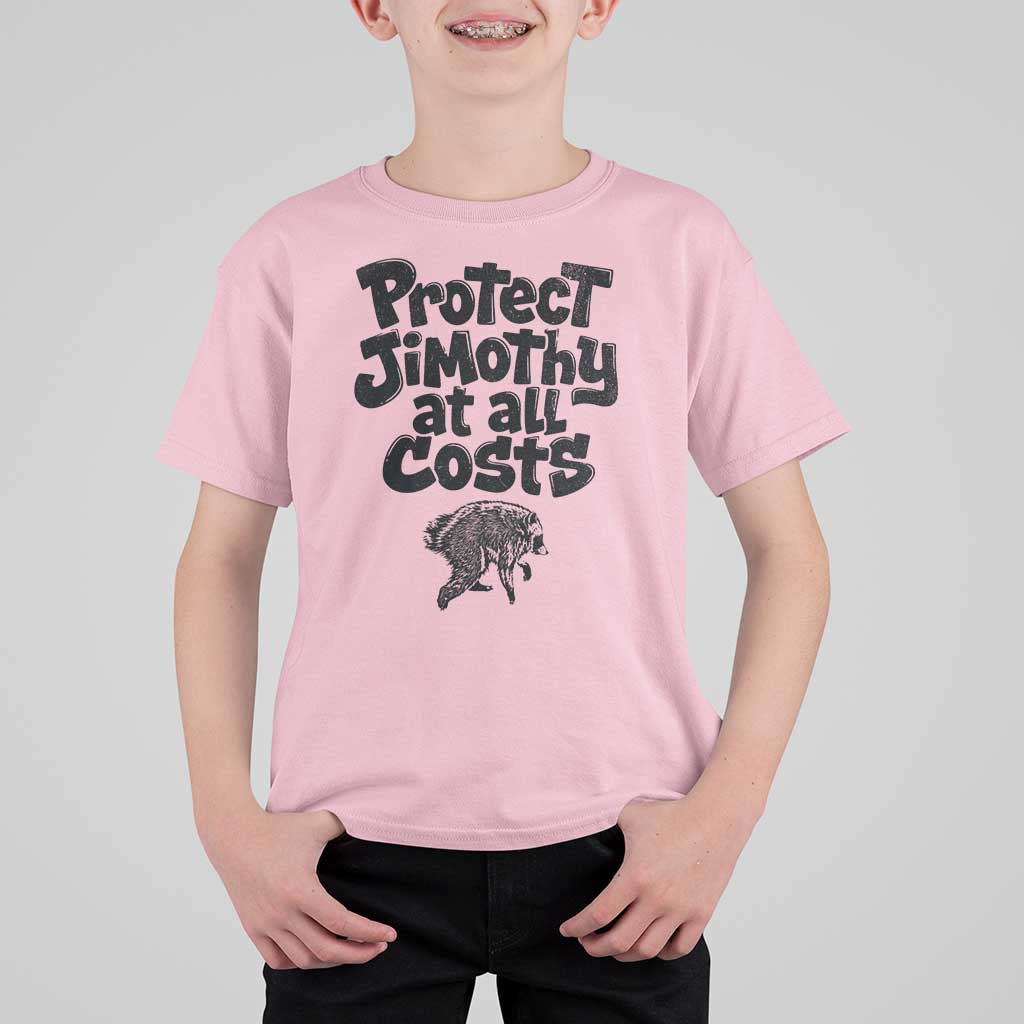 Protect Jimothy At All Costs Viral Seattle Raccoon T Shirt For Kid Trash Panda Legend Lover Supporter