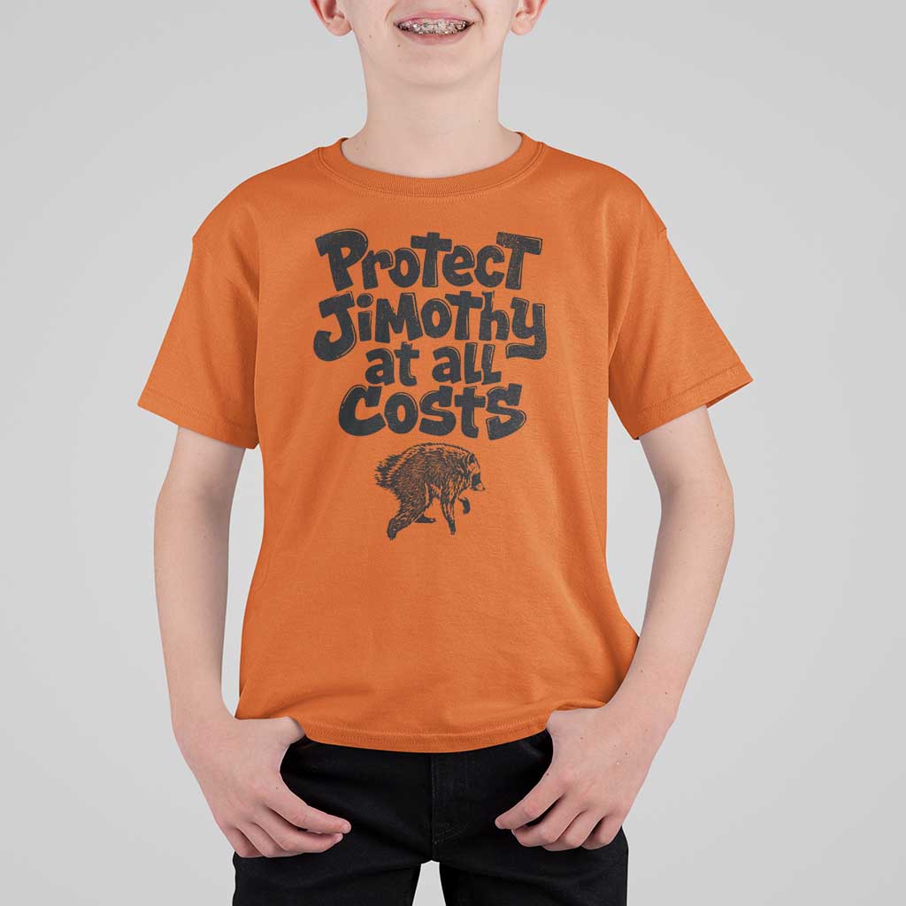 Protect Jimothy At All Costs Viral Seattle Raccoon T Shirt For Kid Trash Panda Legend Lover Supporter