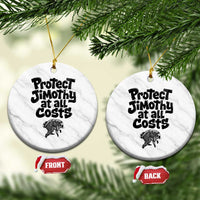 Protect Jimothy At All Costs Viral Seattle Raccoon Ceramic Ornament Trash Panda Legend Lover Supporter