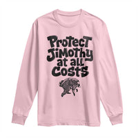 Protect Jimothy At All Costs Viral Seattle Raccoon Long Sleeve Shirt Trash Panda Legend Lover Supporter