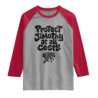 Protect Jimothy At All Costs Viral Seattle Raccoon Raglan Shirt Trash Panda Legend Lover Supporter