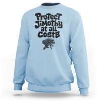 Protect Jimothy At All Costs Viral Seattle Raccoon Sweatshirt Trash Panda Legend Lover Supporter
