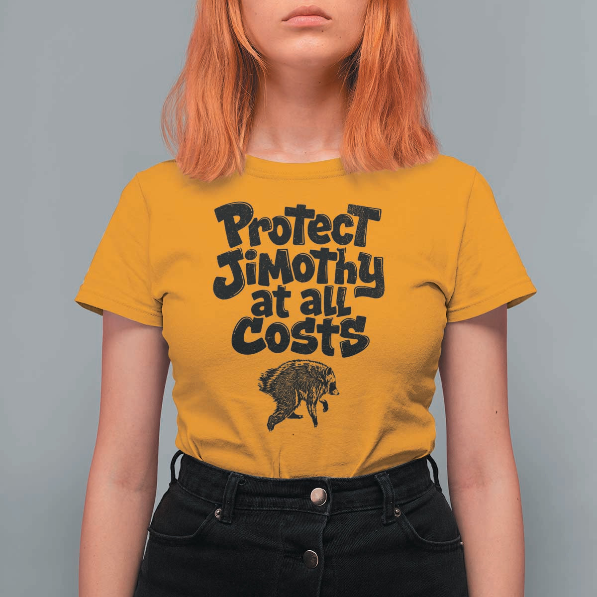 Protect Jimothy At All Costs Viral Seattle Raccoon T Shirt For Women Trash Panda Legend Lover Supporter