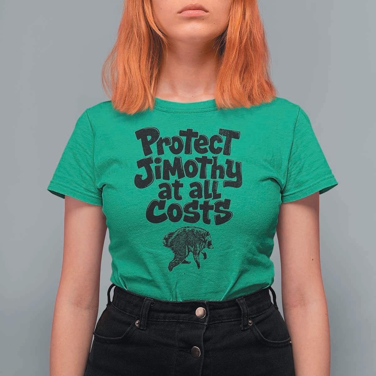 Protect Jimothy At All Costs Viral Seattle Raccoon T Shirt For Women Trash Panda Legend Lover Supporter