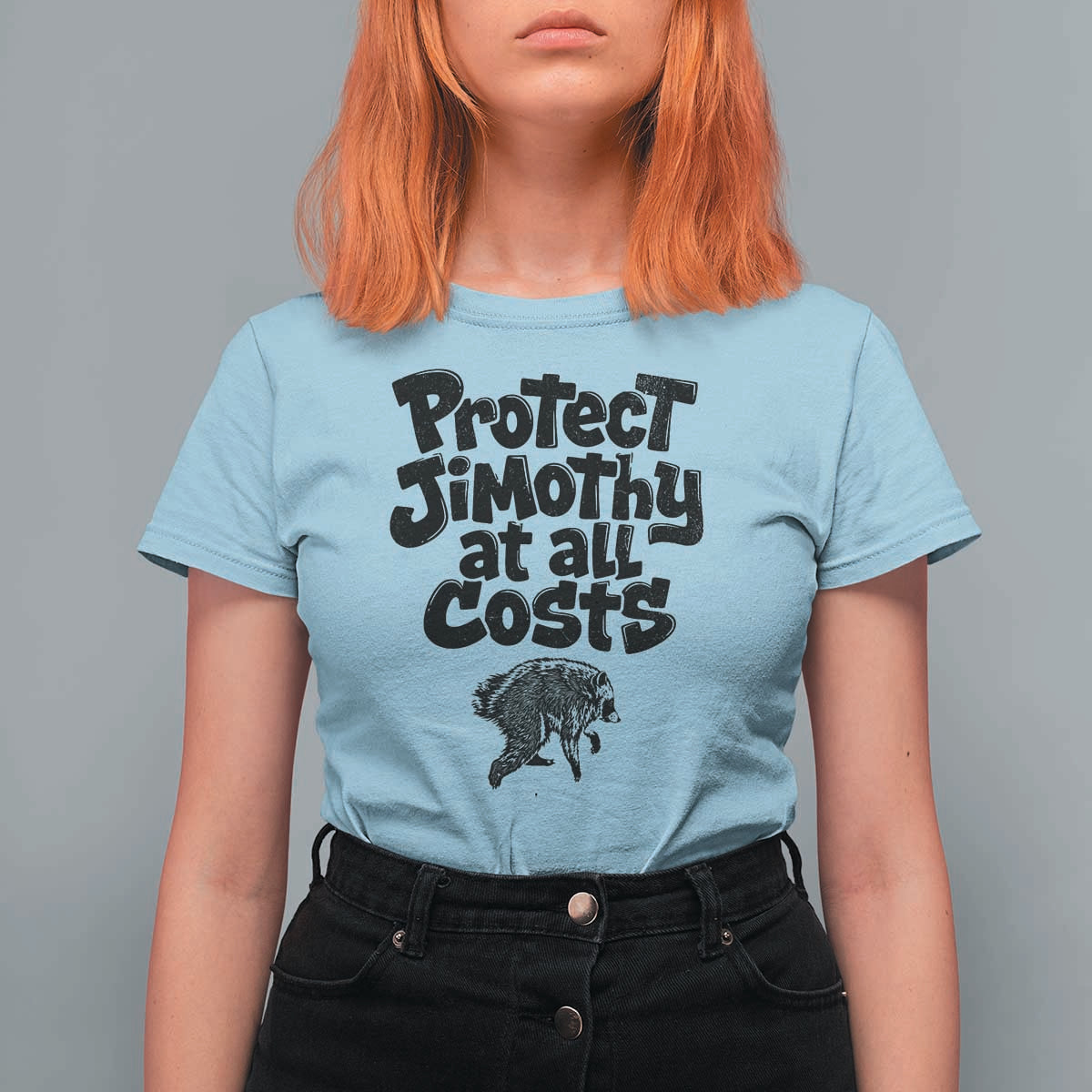 Protect Jimothy At All Costs Viral Seattle Raccoon T Shirt For Women Trash Panda Legend Lover Supporter