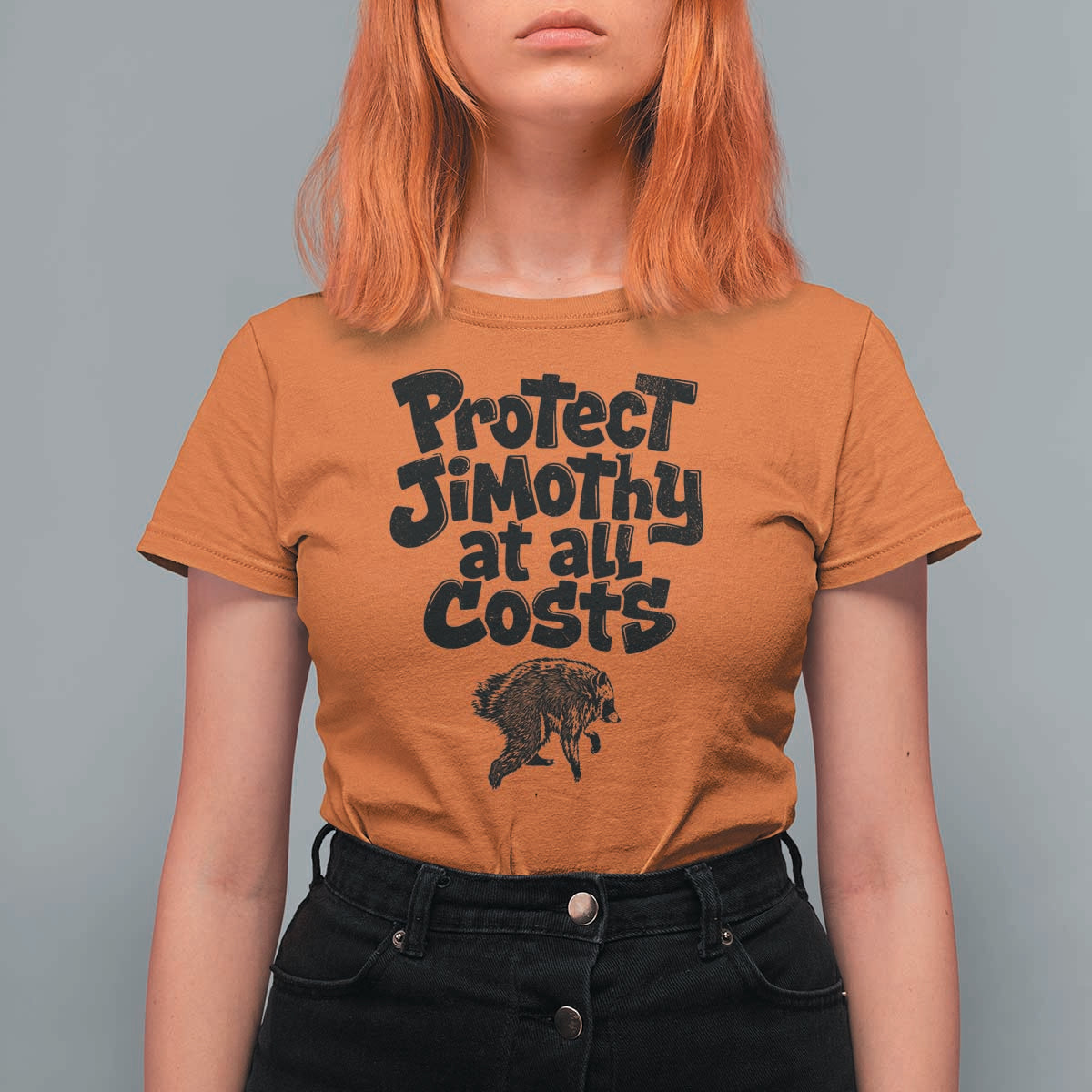 Protect Jimothy At All Costs Viral Seattle Raccoon T Shirt For Women Trash Panda Legend Lover Supporter