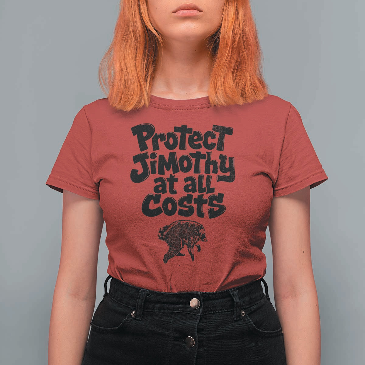 Protect Jimothy At All Costs Viral Seattle Raccoon T Shirt For Women Trash Panda Legend Lover Supporter