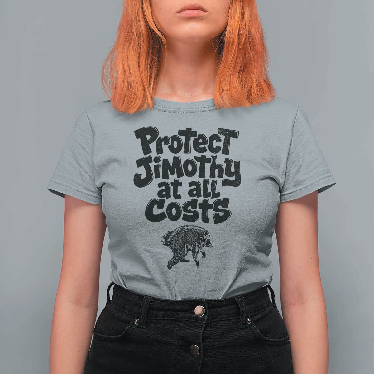 Protect Jimothy At All Costs Viral Seattle Raccoon T Shirt For Women Trash Panda Legend Lover Supporter