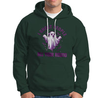 Funny Boo Sheet Hoodie I Ghost People All Year Round Spooky Ghost Halloween Costume - Wonder Print Shop