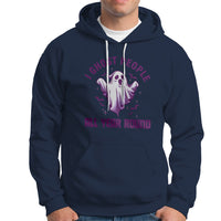 Funny Boo Sheet Hoodie I Ghost People All Year Round Spooky Ghost Halloween Costume - Wonder Print Shop