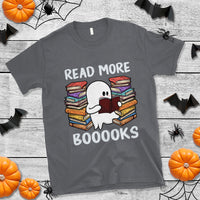 Halloween Reading T Shirt Read More Books Cute Ghost Boo Sheet - Wonder Print Shop