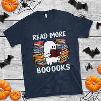 Halloween Reading T Shirt Read More Books Cute Ghost Boo Sheet - Wonder Print Shop