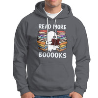 Halloween Reading Hoodie Read More Books Cute Ghost Boo Sheet - Wonder Print Shop