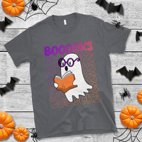 Halloween Reading T Shirt Booooks Cute Ghost Nerd Boo Sheet - Wonder Print Shop