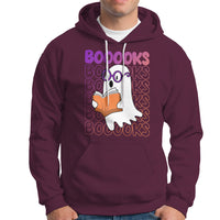 Halloween Reading Hoodie Booooks Cute Ghost Nerd Boo Sheet - Wonder Print Shop