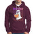 Halloween Reading Hoodie Booooks Cute Ghost Nerd Boo Sheet - Wonder Print Shop