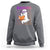 Halloween Reading Sweatshirt Booooks Cute Ghost Nerd Boo Sheet - Wonder Print Shop