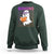 Halloween Reading Sweatshirt Booooks Cute Ghost Nerd Boo Sheet - Wonder Print Shop