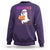 Halloween Reading Sweatshirt Booooks Cute Ghost Nerd Boo Sheet - Wonder Print Shop