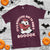 Halloween Reading T Shirt It's A Beautiful Day To Read A Book Cute Ghost Boo Sheet - Wonder Print Shop