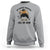 Halloween Mom Sweatshirt My Favorite Monsters Call Me Mom Messy Bun Halloween Costume - Wonder Print Shop